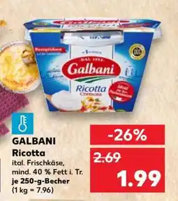 Kaufland GALBANI Ricotta Angebot