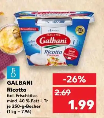 Kaufland GALBANI Ricotta Angebot