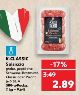 Kaufland K-CLASSIC Salsiccia Angebot