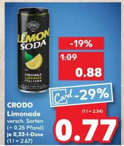 Kaufland CRODO Limonade Angebot