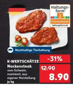 Kaufland K-WERTSCHÄTZE Nackensteak Angebot