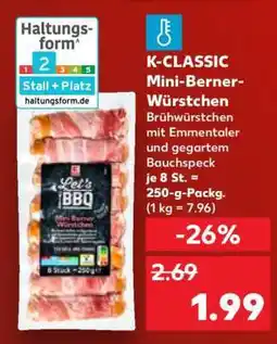 Kaufland K-CLASSIC Mini-Berner-Würstchen Angebot