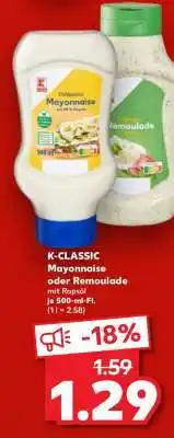 Kaufland K-CLASSIC Mayonnaise oder Remoulade Angebot