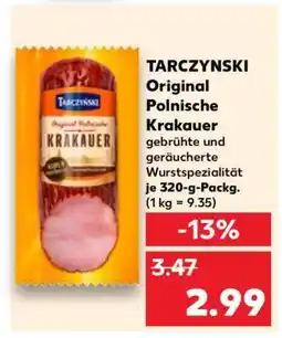 Kaufland TARCZYNSKI Original Polnische Krakauer Angebot