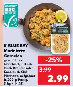 Kaufland K-BLUE BAY Marinierte Garnelen Angebot