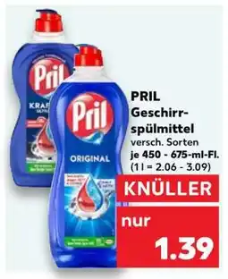 Kaufland Pril Geschirrspülmittel Angebot
