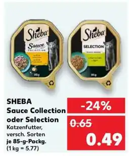 Kaufland SHEBA Sauce Collection oder Selection Angebot