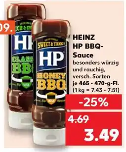 Kaufland HEINZ HP BBQ Sauce Angebot