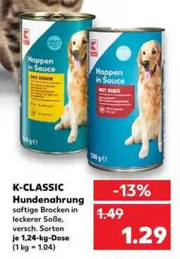 Kaufland K-CLASSIC Hundenahrung Angebot