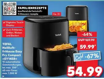 Kaufland TEFAL Heißluftfritteuse Easy Fry Compact EY1458 Angebot