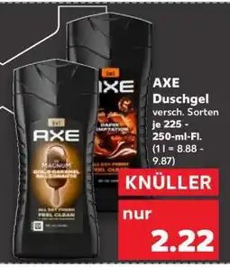 Kaufland AXE Duschgel Angebot