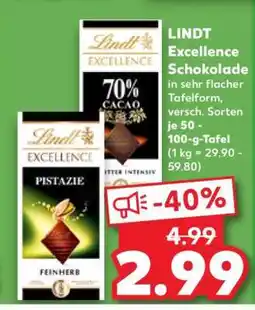 Kaufland LINDT Excellence Schokolade Angebot