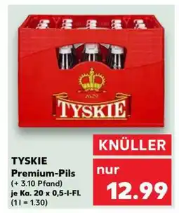 Kaufland TYSKIE Premium-Pils Angebot