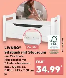 Kaufland LIV&BO Sitzbank mit Stauraum Angebot
