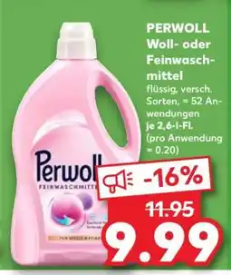 Kaufland PERWOLL Woll- oder Feinwaschmittel Angebot