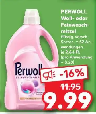 Kaufland PERWOLL Woll- oder Feinwaschmittel Angebot