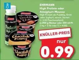 Kaufland EHRMANN High Protein oder Almighurt Mousse Angebot