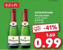 Kaufland Rotkäppchen Piccolo Sekt Angebot
