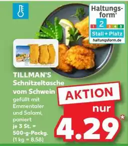 Kaufland TILLMAN'S Schnitzeltasche vom Schwein Angebot