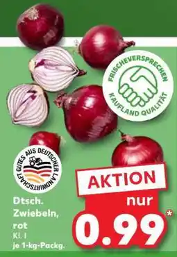 Kaufland Dtsch. Zwiebeln, rot Angebot