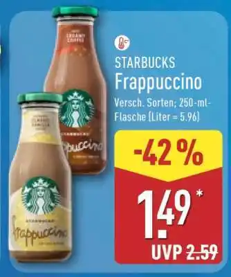 Aldi Nord Starbucks Frappuccino Angebot