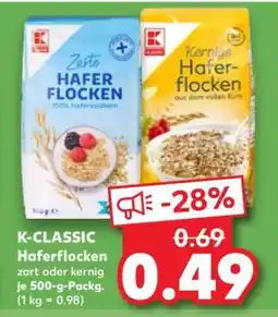 Kaufland K-CLASSIC Haferflocken Angebot