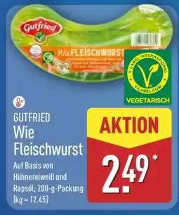 Aldi Nord GUTFRED Wie Fleischwurst Angebot