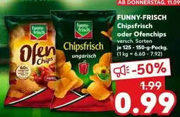 Kaufland FUNNY-FRISCH Chipsfrisch oder Ofenchips Angebot
