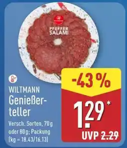 Aldi Nord WILTMANN Genießer-teller Angebot