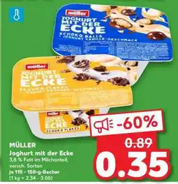 Kaufland MÜLLER Joghurt mit der Ecke Angebot