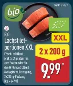 Aldi Nord BIO Lachsfilet-portionen XXL Angebot