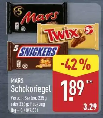 Aldi Nord MARS Schokoriegel Angebot
