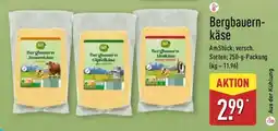 Aldi Nord Bergbauernkäse Angebot