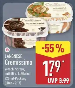 Aldi Nord LANGNESE Cremissimo Angebot