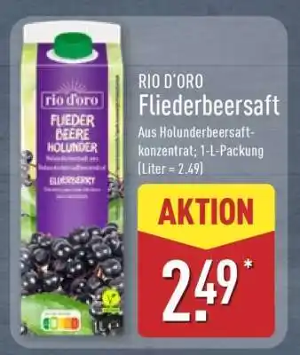 Aldi Nord RIO D’ORO Fliederbeersaft Angebot