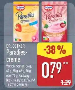 Aldi Nord DR. OETKER Paradiescreme Angebot