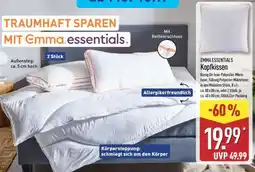 Aldi Nord EMMA ESSENTIALS Kopfkissen Angebot