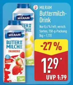 Aldi Nord Milram Buttermilch Drink Angebot