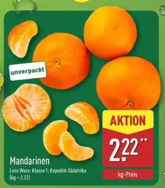 Aldi Nord Mandarinen Angebot