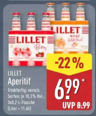 Aldi Nord LILLET Aperitif Angebot