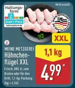 Aldi Nord MEINE METZGEREI Hähnchenflügel XXL Angebot
