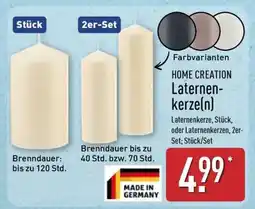 Aldi Nord HOME CREATION Laternenkerze(n) Angebot