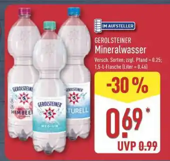 Aldi Nord Gerolsteiner Mineralwasser Angebot