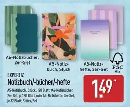 Aldi Nord EXPERTIZ Notizbuch/-bücher/-hefte Angebot