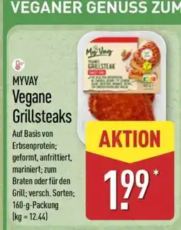 Aldi Nord MYVAY Vegane Grillsteaks Angebot