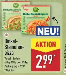Aldi Nord Dinkel-Steinofenpizza Angebot
