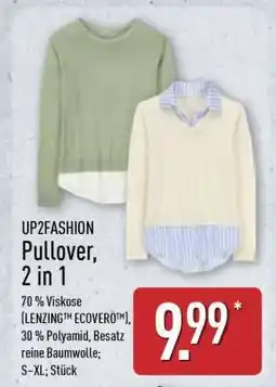 Aldi Nord UP2FASHION Pullover, 2 in 1 Angebot
