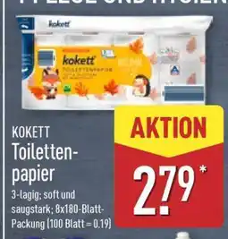 Aldi Nord KOKETT Toilettenpapier Angebot