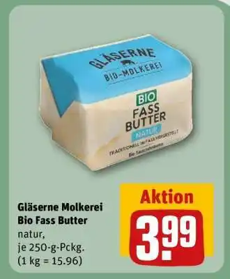 REWE Gläserne Molkerei Bio Fass Butter Angebot