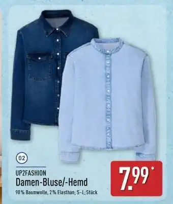 Aldi Nord UP2FASHION Damen-Bluse/-Hemd Angebot
